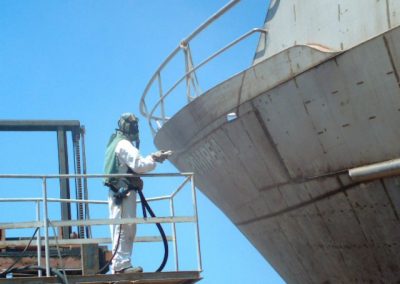 Saind srls Porto Torres Sassari -Sardegna Sabbiatura e verniciatura industriale: nautica